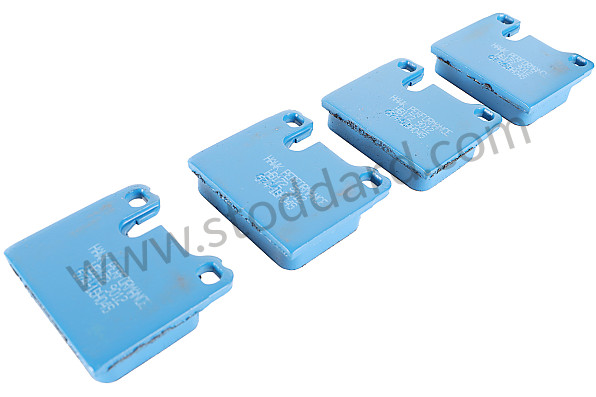 99A000575476 - HAWK PERFORMANCE 9012 BLUE BRAKE PADS for Porsche 