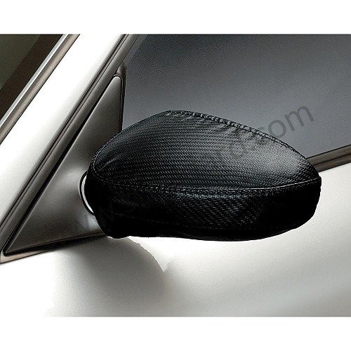 99A000575509 - REAR VIEW MIRROR  PROTECTION 997 987 987C 2005-2008 CARBON LOOK for Porsche 997 05-08 &bull; 2007 &bull; 997 C4S &bull; Targa &bull; Automatic Gearbox