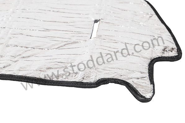 99A000575534 - ENGINE INSULATION WITH BLACK EDGES for Porsche 911 65-69 &bull; 1965 &bull; 2.0L &bull; Coupe &bull; Manual Gearbox, 5 Speed