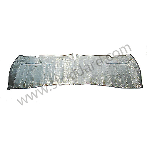 99A000575558 - ENGINE INSULATION WITH BLACK EDGES for Porsche 914 &bull; 1970 &bull; 914/4 1.7 &bull; Manual Gearbox, 5 Speed