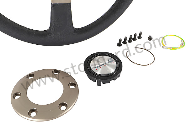 99A000575561 - PORSCHE&reg; STEERING WHEEL, MOMO, TUNER, 350MM, 1948-2014 for Porsche 