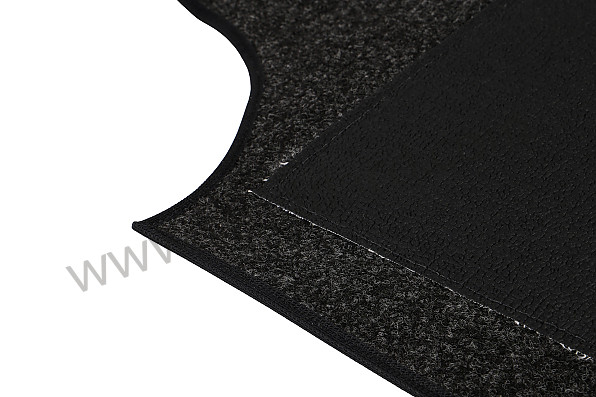 99A000575572 - BLACK/GREY WOVEN PERLON CARPET KIT for Porsche 914 &bull; 1972 &bull; 914/6 &bull; Manual Gearbox, 5 Speed