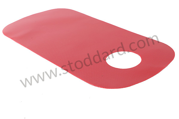 99A000575579 - RED FUEL FLAP PROTECTION for Porsche 911 65-69 &bull; 1969 &bull; 2.0T &bull; Coupe &bull; Manual Gearbox, 5 Speed