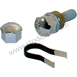 CHROME LUG BOLT CAPS CHROME / CHROME (99A000575640)