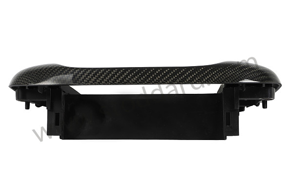 99A000575643 - PORSCHE&reg; 996 CARBON FIBER MIDDLE VENT COVER, W/O NAVIGATION, 1998-2004 for Porsche 