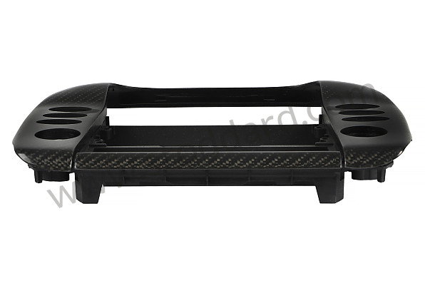 99A000575643 - PORSCHE&reg; 996 CARBON FIBER MIDDLE VENT COVER, W/O NAVIGATION, 1998-2004 for Porsche 