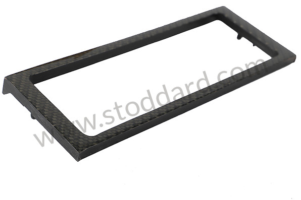 99A000575647 - PORSCHE&reg; 996 INTERIOR, COVER, AC/HEATER, CARBON FIBER, BLACK, 1999-2005 for Porsche 