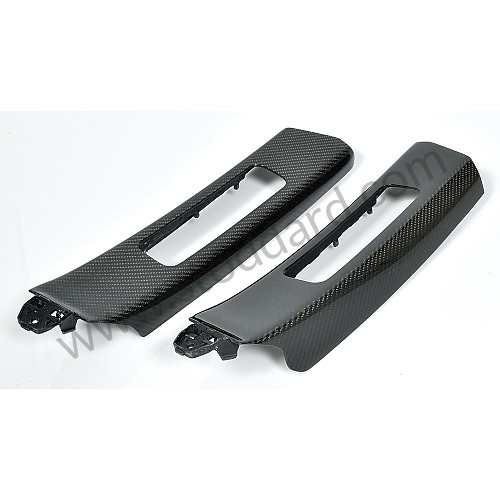 99A000575649 - PORSCHE&reg; 996 INTERIOR, B-PILLAR SET, CARBON FIBER, 1999 for Porsche 