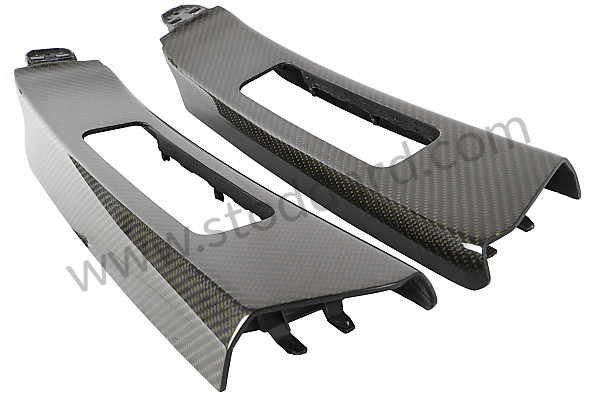 99A000575649 - PORSCHE&reg; 996 INTERIOR, B-PILLAR SET, CARBON FIBER, 1999 for Porsche 