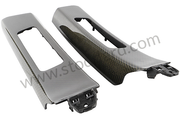 99A000575649 - PORSCHE&reg; 996 INTERIOR, B-PILLAR SET, CARBON FIBER, 1999 for Porsche 