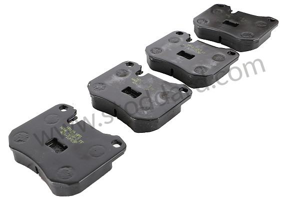 99A000575679 - BRAKE PADS, HAWK PERFORMANCE STREET HPS FERRO-CARBON, FOR PORSCHE&reg;, 1979-1989 for Porsche 