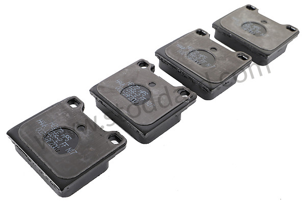 99A000575680 - 1964-1983 PORSCHE&reg; HAWK PERFORMANCE STREET HPS FERRO-CARBON BRAKE PAD for Porsche 