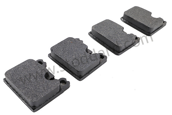 99A000575680 - 1964-1983 PORSCHE&reg; HAWK PERFORMANCE STREET HPS FERRO-CARBON BRAKE PAD for Porsche 