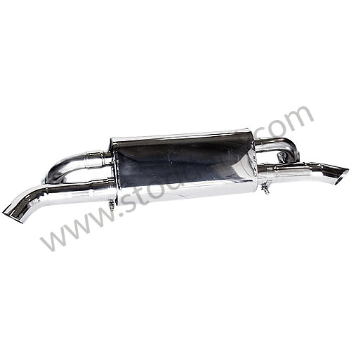 99A000575932 - B&B MUFFLER, FOR B&B MANIFOLDS, 3" DOUBLE OVAL TIPS, FOR 911 1978-1989 for Porsche 911 87-89 &bull; 1989 &bull; 3.2 G50 &bull; Speedster &bull; Manual Gearbox, 5 Speed