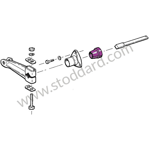 99A000575939 - 1965-1976 PORSCHE&reg; 911/912/914/930 WELTMEISTER 19MM FRONT SWAY BAR BUSHING for Porsche 