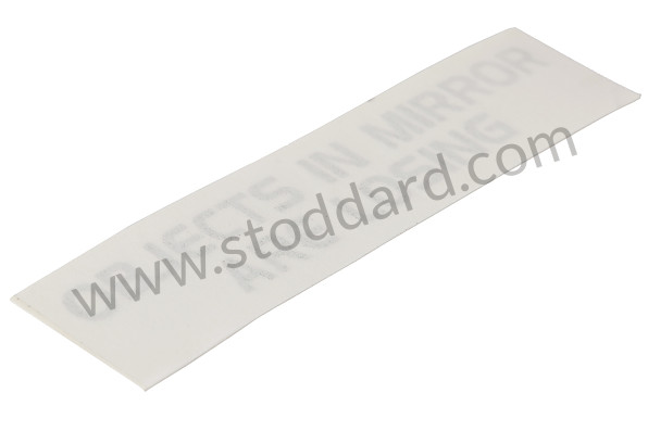 99A000576054 - OUTSIDE MIRROR DECAL for Porsche 