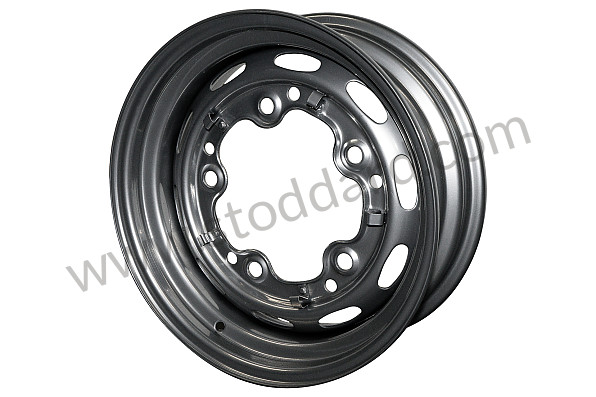 99A000576074 - STOCK STYLE PAINTED WHEEL, 15" X 5.5", 5 ON 205 BOLT PATTERN FITS PORSCHE&reg; 356A, 356B ... for Porsche 