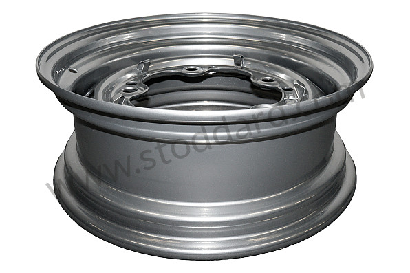 99A000576074 - STOCK STYLE PAINTED WHEEL, 15" X 5.5", 5 ON 205 BOLT PATTERN FITS PORSCHE&reg; 356A, 356B ... for Porsche 
