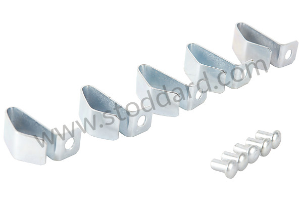 99A000576084 - HUP CAP CLIP & RIVET SET FOR PORSCHE&reg; 356, 911, & 912 for Porsche 