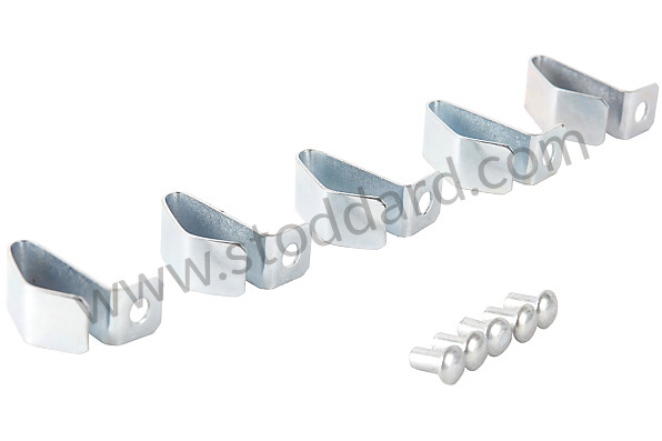 99A000576084 - HUP CAP CLIP & RIVET SET FOR PORSCHE&reg; 356, 911, & 912 for Porsche 