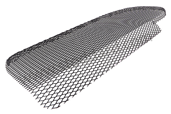 99A000576093 - FRONT BUMPER WIRE MESH GRILL KIT, BLACK, FITS PORSCHE&reg; 996.1, 1999-2001 for Porsche 
