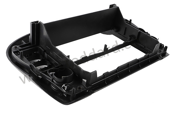 99A000576283 - PORSCHE&reg; 996 MIDDLE COVER, FOR VENT, W/O NAVIGATION, BLACK, CARBON FIBER, 2002-2004 for Porsche 