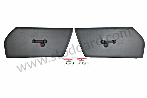 99A000576405 -  911/912 WELTMEISTER RS 92  BLACK DOOR PANEL for Porsche 