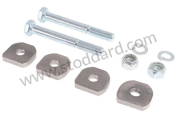 99A000576537 - PORSCHE&reg; 993/996/997 SUSPENSION, REAR TOE LINK, LOCKING PLATE KIT, WELTMEISTER, 1993-2... for Porsche 