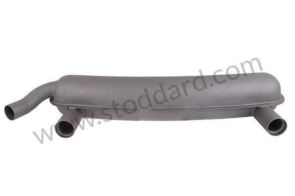 99A000580914 - RACING SILENCER FOR 911 65-73 (ASSEMBLY WITH MEGAPHONE AND RACING SPAGHETTI) for Porsche 911 70-73 &bull; 1973 &bull; 2.4E &bull; Coupe &bull; Automatic Gearbox