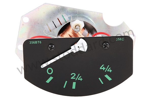 99A000582004 - FUEL GAUGE FOR INSTRUMENT PANEL 6V for Porsche 356B T5 &bull; 1959 &bull; 1600 (616/1 T5) &bull; Cabrio B T5 &bull; Manual Gearbox, 4 Speed