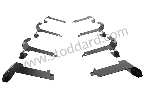 99A000585119 - COMPLETE AIR CYLINDER SHEET KIT IN BLACK PAINTED STAINLESS STEEL for Porsche 911 84-86 &bull; 1984 &bull; 3.2 &bull; Coupe &bull; Manual Gearbox, 5 Speed