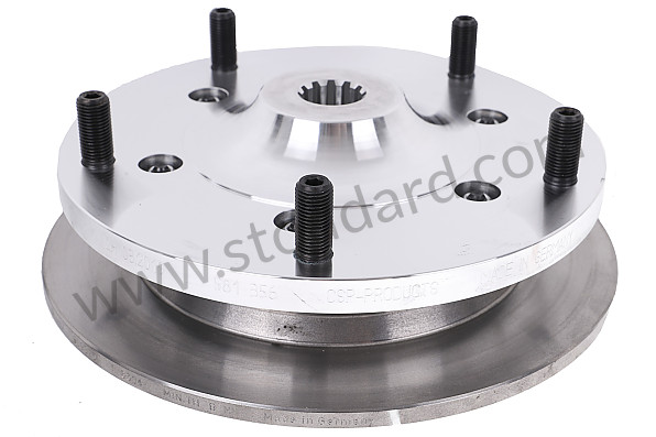 99A000585125 - 356 REAR BRAKE MODIFICATION KIT FOR DISC BRAKE for Porsche 356B T6 &bull; 1961 &bull; 1600 (616/1 T6) &bull; Cabrio B T6 &bull; Manual Gearbox, 4 Speed