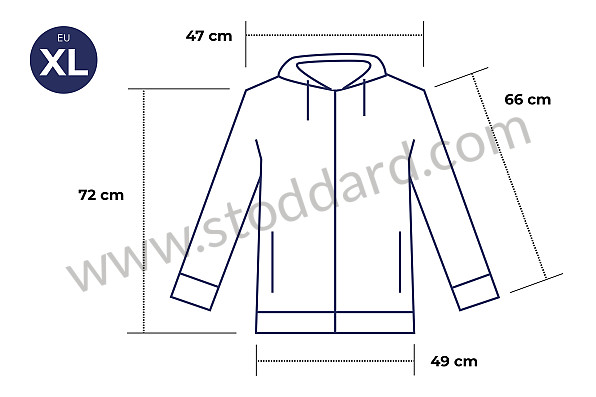 99A000585151 - GULF SWEATSHIRT for Porsche 