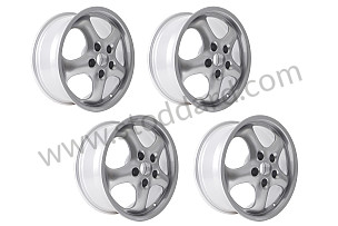 KIT 4 CUP 2 TYPE RIMS 17 INCH X 7.5 + 9   (99A000590048)