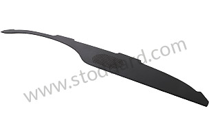 INSTRUMENT PANEL, UPPER SIDE, 911 912 68 Left-hand drive / BLACK / BLACK / UPPER FRONT (99A000592592)