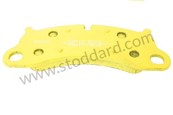99A000593366 - PAGID YELLOW FRONT BRAKE PAD for Porsche 