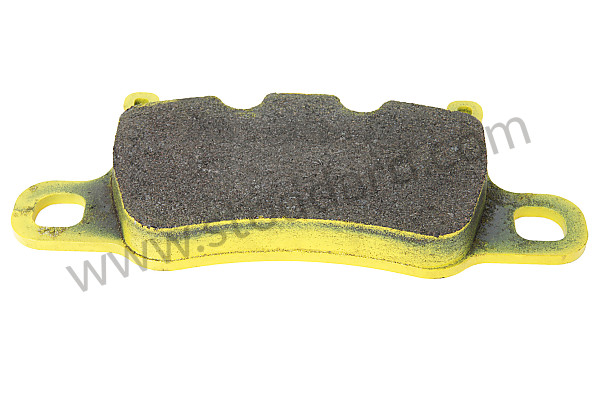 99A000593370 - PAGID YELLOW REAR PLATE for Porsche 997 Gt3 / Gt3-2 &bull; 2011 &bull; 997 Gt3 Rs 4.0 &bull; Coupe &bull; Manual Gearbox, 6 Speed
