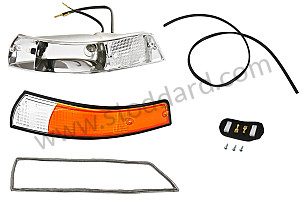 COMPLETE PLASTIC FRONT LEFT INDICATOR 911 69-73 BLACK BLACK / BLACK / PLASTIC / FRONT LEFT (99A000594528)