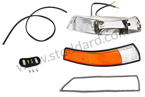 99A000594529 - COMPLETE PLASTIC FRONT RIGHT INDICATOR 911 69-73 BLACK for Porsche 911 70-73 &bull; 1973 &bull; 2.7 Rs &bull; Coupe &bull; Manual Gearbox, 5 Speed