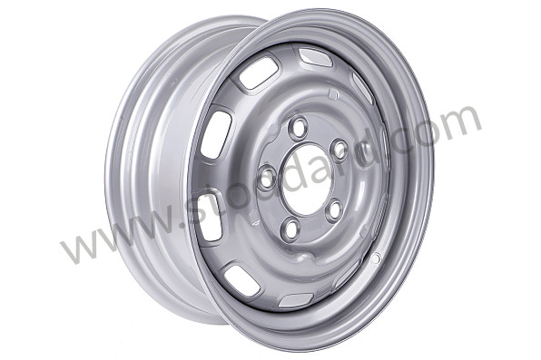 99A000602889 - PERFORATED DISC WHEEL for Porsche 356C &bull; 1963 &bull; 1600 C (616/15) &bull; Cabrio C &bull; Manual Gearbox, 4 Speed