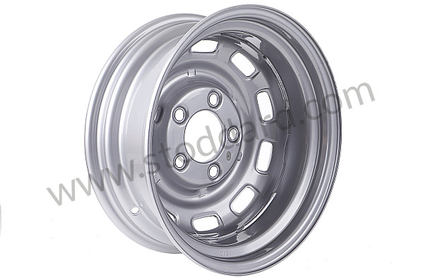 99A000602889 - PERFORATED DISC WHEEL for Porsche 356C &bull; 1963 &bull; 1600 C (616/15) &bull; Cabrio C &bull; Manual Gearbox, 4 Speed