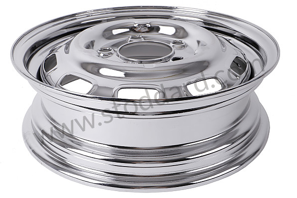 99A000602890 - WHEEL RIM WITH PUNCHED DISC  for Porsche 356C &bull; 1963 &bull; 1600 C (616/15) &bull; Cabrio C &bull; Manual Gearbox, 4 Speed
