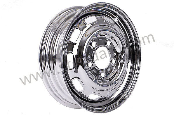 99A000602891 - WHEEL RIM WITH PUNCHED DISC 5 1/2 J X 15 H2 ET 42 CHROME for Porsche 