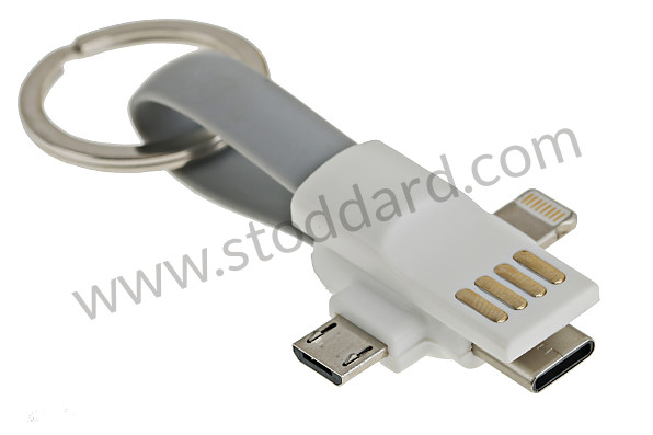 99A000612200 - GULF 3 IN 1 USB KEYCHAIN FOR MOBILE PHONE for Porsche 