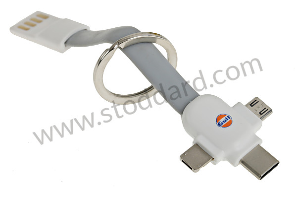 99A000612200 - GULF 3 IN 1 USB KEYCHAIN FOR MOBILE PHONE for Porsche 