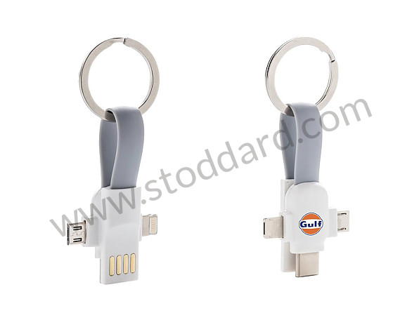 99A000612200 - GULF 3 IN 1 USB KEYCHAIN FOR MOBILE PHONE for Porsche 