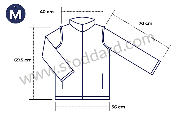 99A000612205 - GULF JACKET WITH DETACHABLE SLEEVES for Porsche 