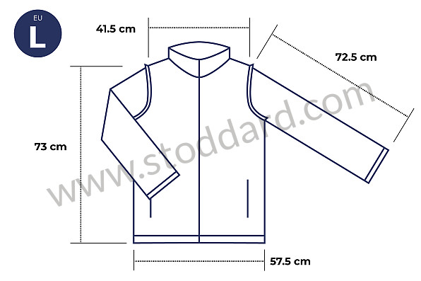 99A000612206 - GULF JACKET WITH DETACHABLE SLEEVES for Porsche 