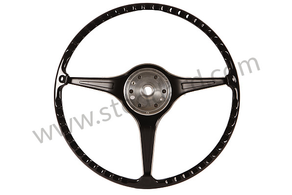 99A000615109 - STEERING WHEEL WITH WOOD CROWN 356 BC for Porsche 