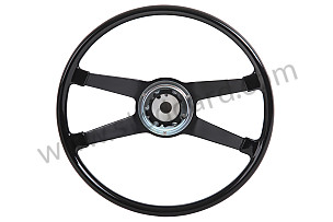 38CM BAKELITE STEERING WHEEL, 914  WITHOUT CENTRE HORN KNOB / BAKELITE (99A000616162)